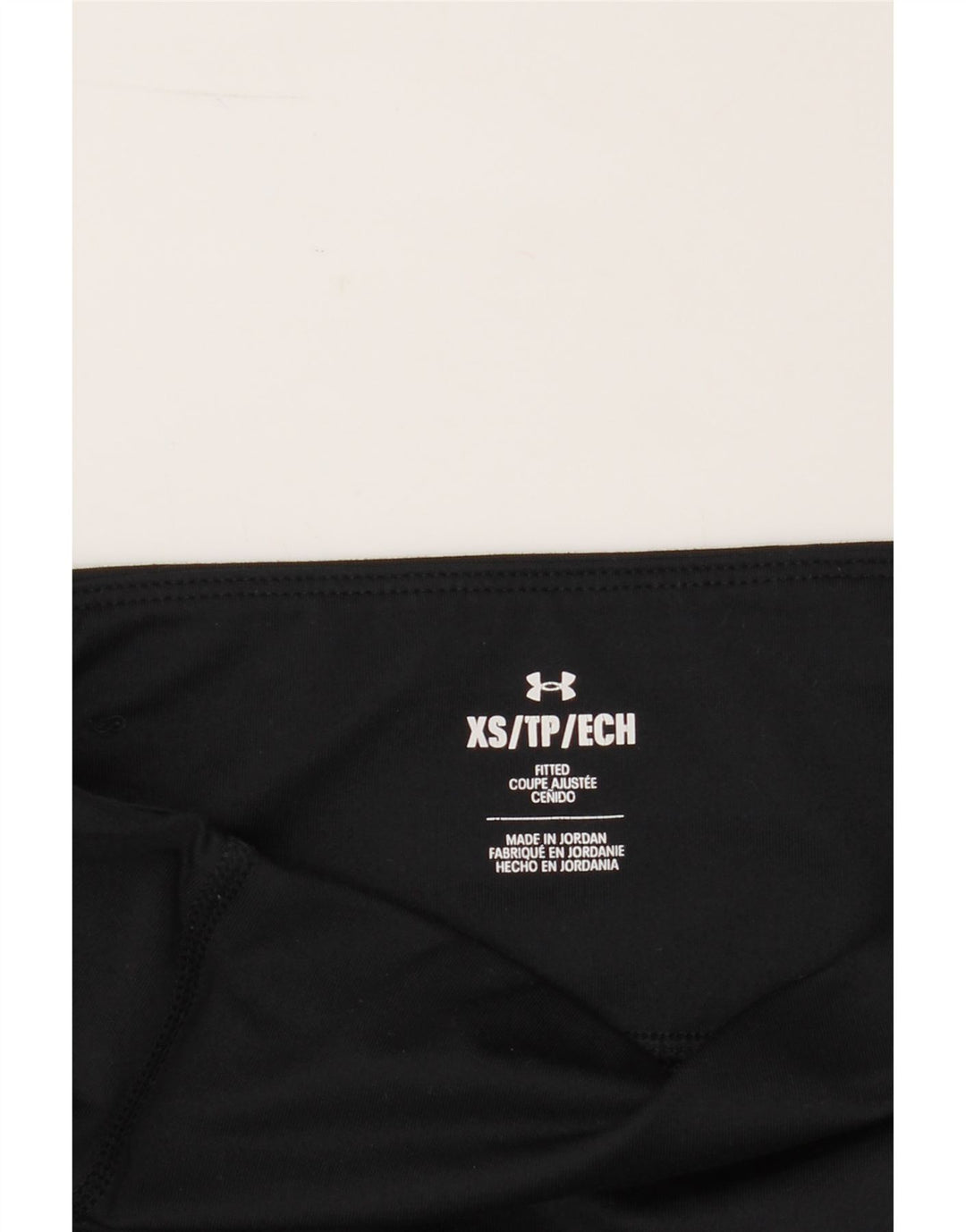 UNDER ARMOUR Womens Leggings UK 4 XS Black Polyester Vintage Under Armour and Second-Hand Under Armour from Messina Hembry 