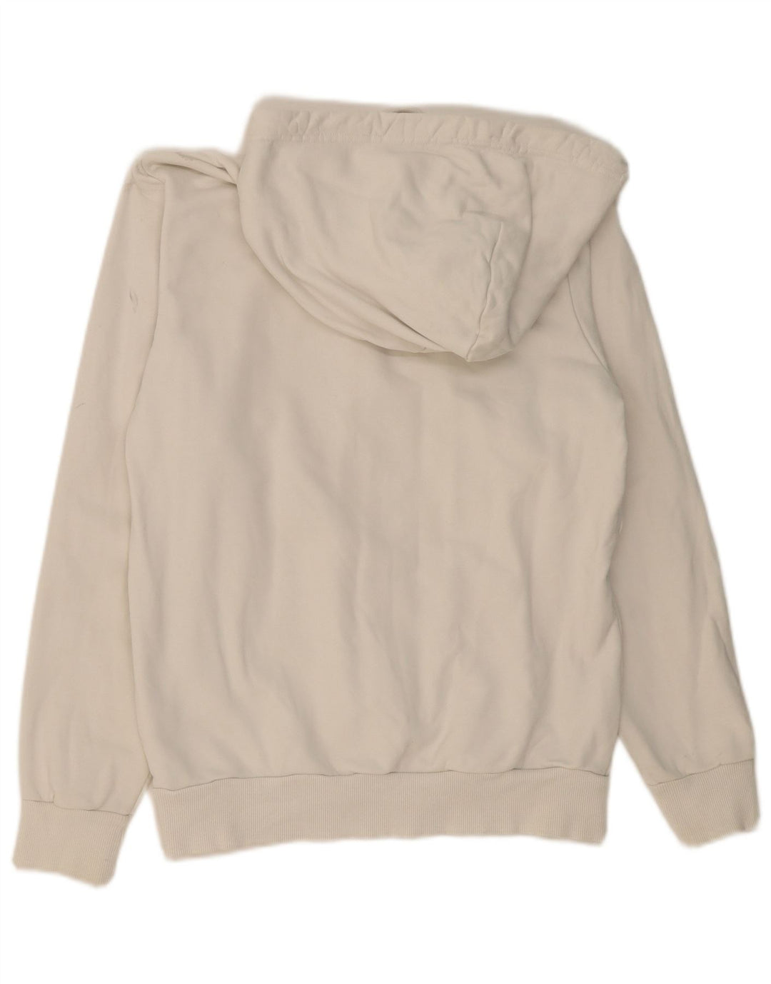 DIESEL Mens Graphic Hoodie Jumper Small Grey Cotton