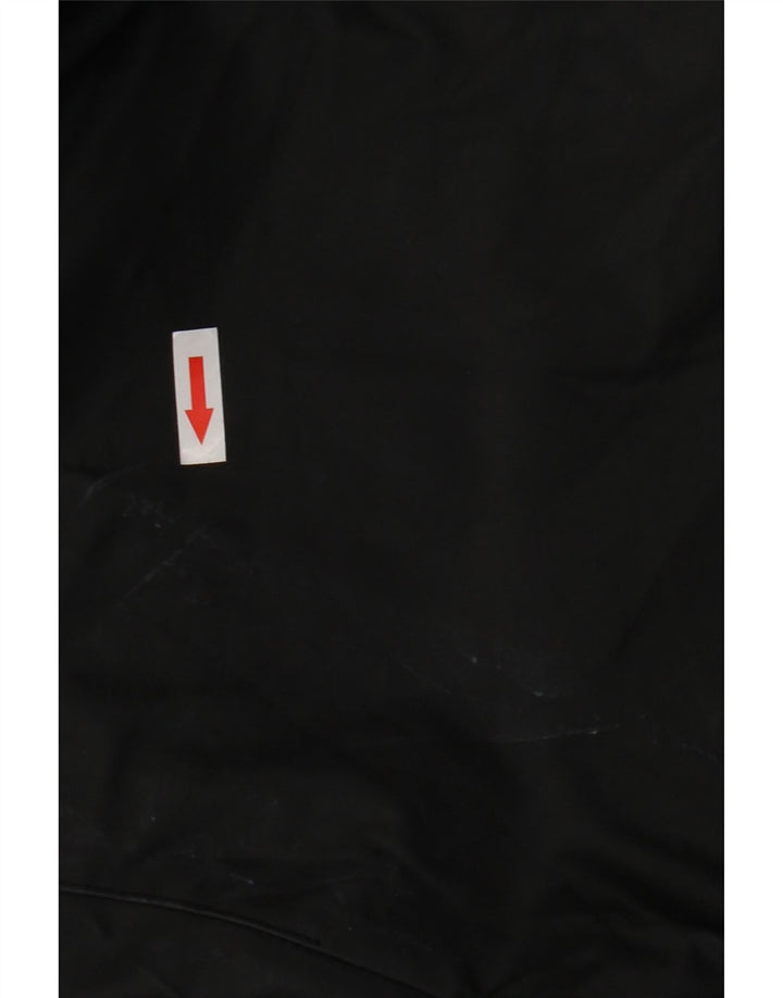 Jachetă de ploaie cu glugă pentru bărbați Zara UK 42 XL Poliester negru