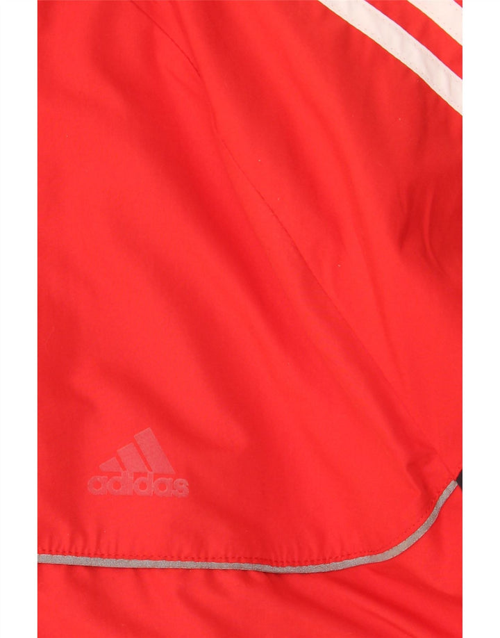 Jachetă de ploaie ADIDAS pentru bărbați UK 46/48 XL Poliester color bloc roșu