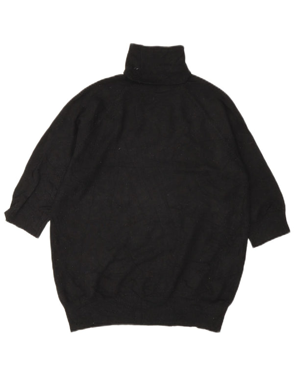 Pulover pentru femei cu gât rulat Zara UK 14 Medium Negru