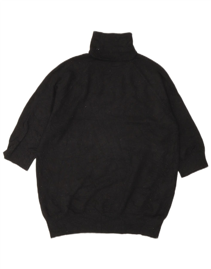 Pulover pentru femei cu gât rulat Zara UK 14 Medium Negru