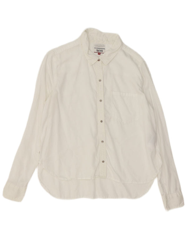 Cămașă Tommy Hilfiger pentru femei UK 14 Medium White Lyocell