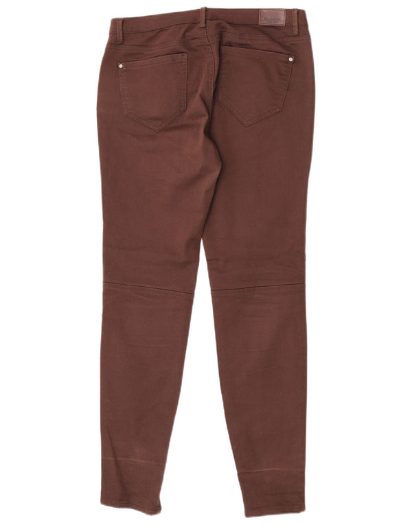 Pantaloni skinny casual pentru femei Zara EU 38 Small W28 L28 Maro Bumbac