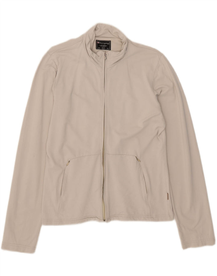 Jachetă de trening pentru femei Champion UK 16 Large Off White