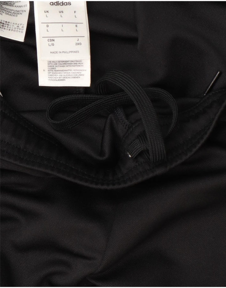 Pantaloni de trening Adidas Climalite pentru bărbați, mari, negru, poliester color bloc