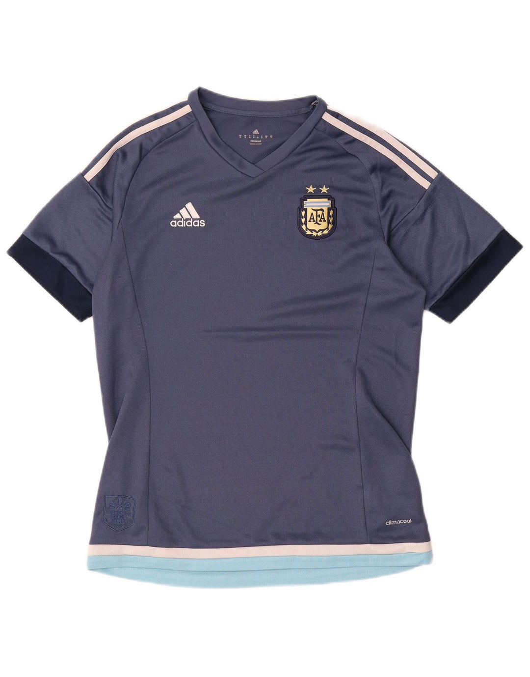 Tricou Adidas Climalite pentru bărbați Top Mediu Bleumarin Poliester Colorblock