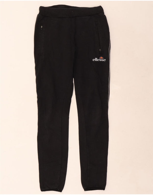 Pantaloni de trening pentru femei Ellesse Pantaloni de jogging UK 8 Bumbac negru mic