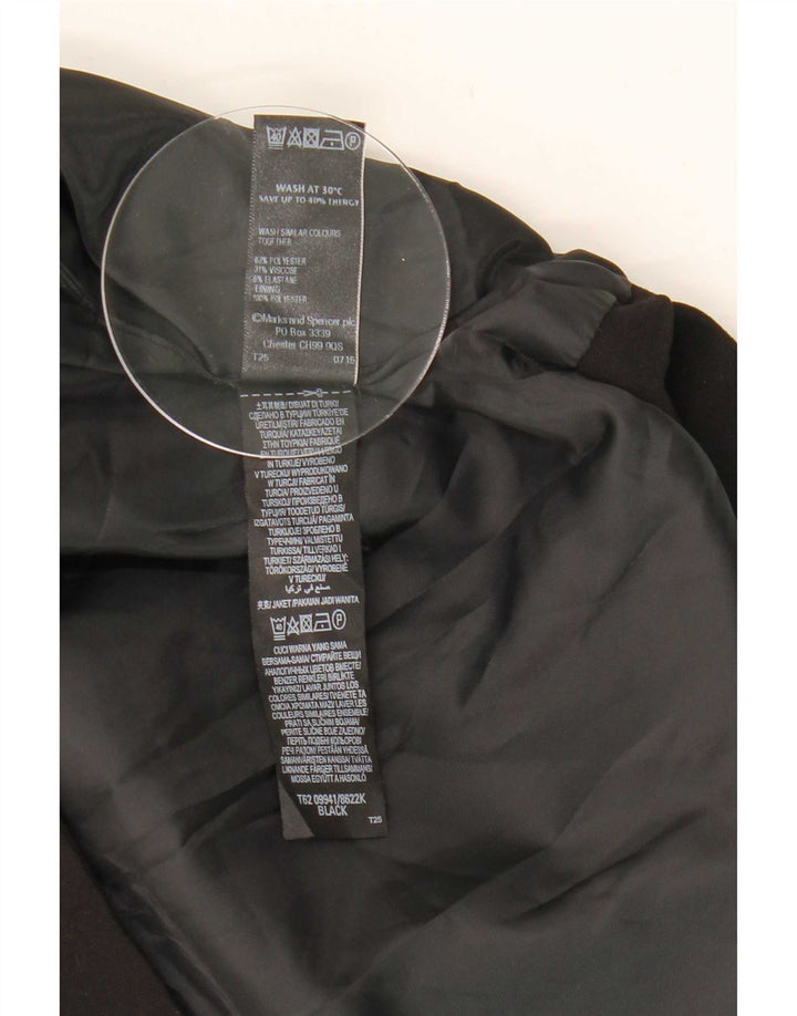 Gilet pentru femei Marks & Spencer UK 14 Medium Black Poliester