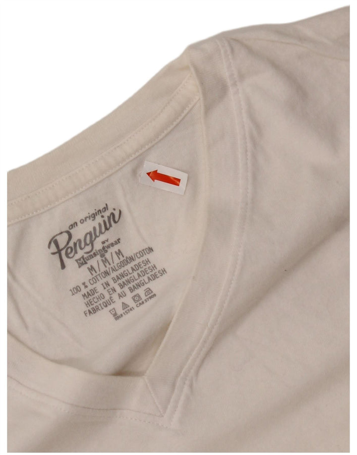 PENGUIN Tricou pentru femei Top UK 14 Medium White Bumbac