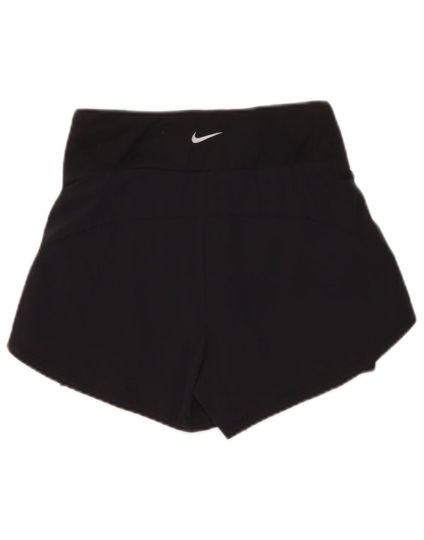 Pantaloni scurți sport Nike Dri Fit pentru femei UK 4 XS, negru, sport din nailon