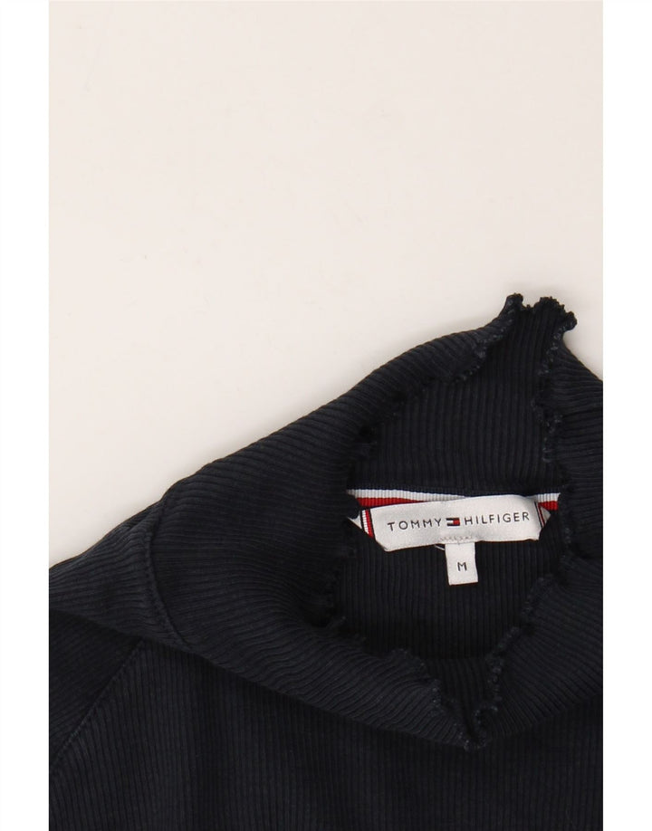 TOMMY HILFIGER Top pentru femei cu mânecă lungă UK 12 Medium Bleumarin