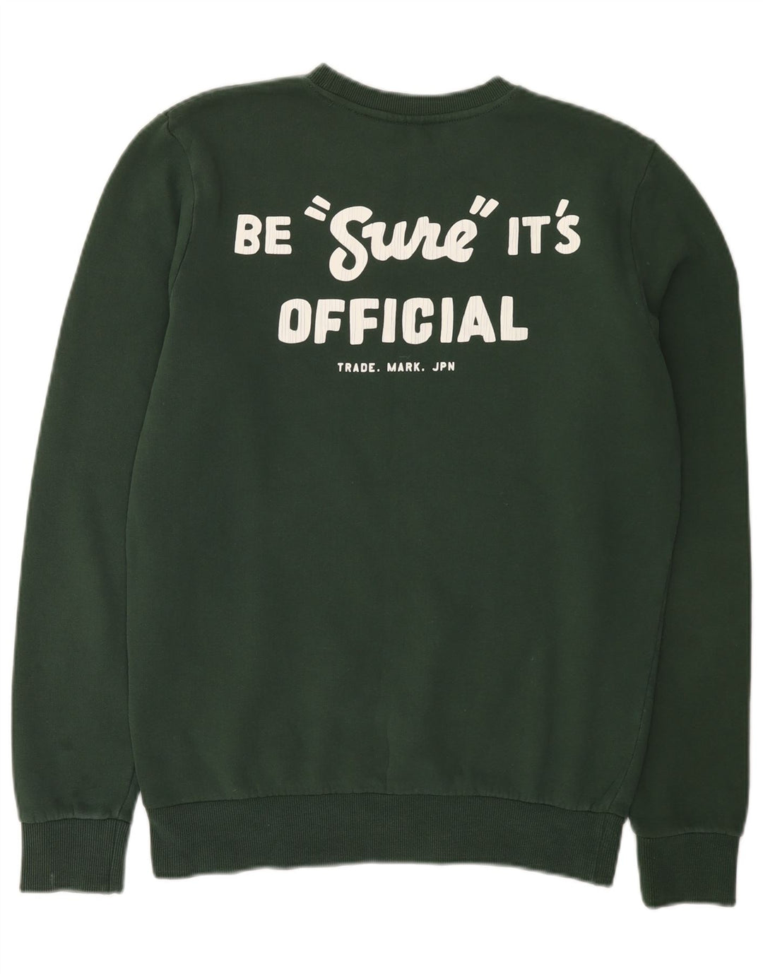 Pulover grafic Superdry pentru bărbați, bumbac mare, verde