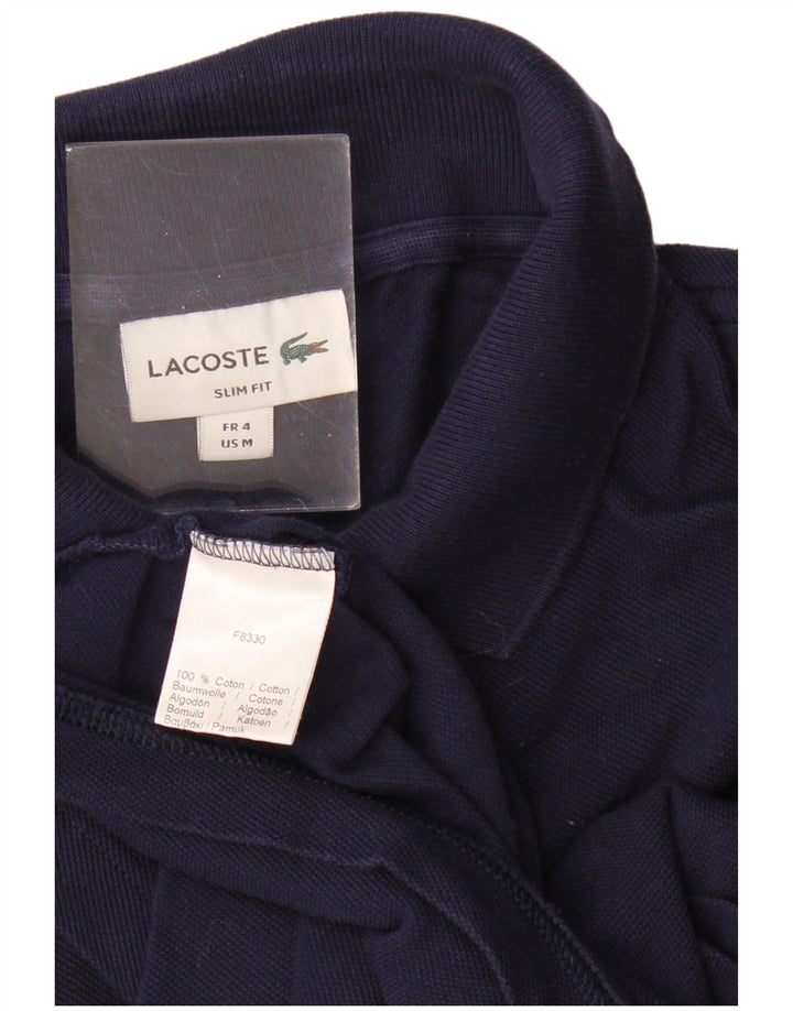 Tricou polo pentru bărbați Lacoste Slim Fit Mărimea 4 Bumbac bleumarin mediu, albastru