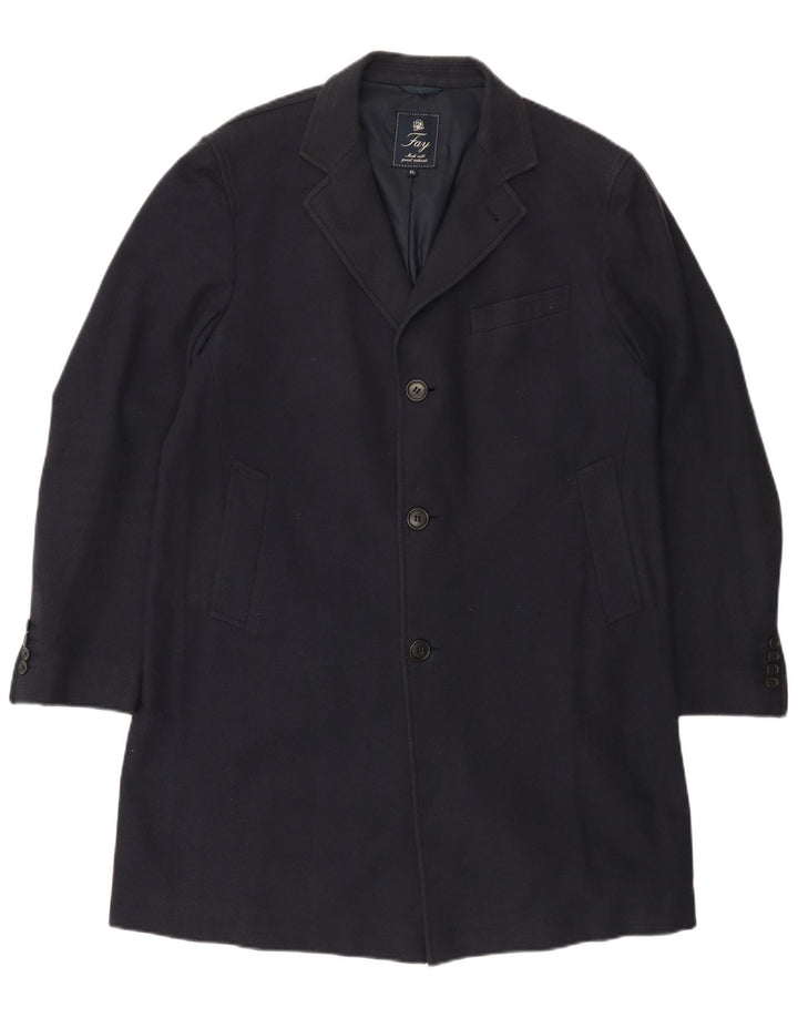 FAY pardesiu pentru femei UK 18 XL bleumarin din bumbac în oase