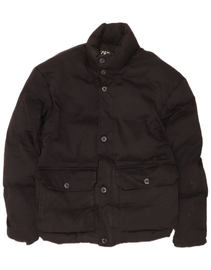 Jachetă căptușită pentru bărbați Zara UK 36 Small Black