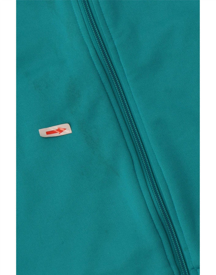 Jachetă de top pentru trening Climalite Adidas pentru femei UK 12/14 verde mediu
