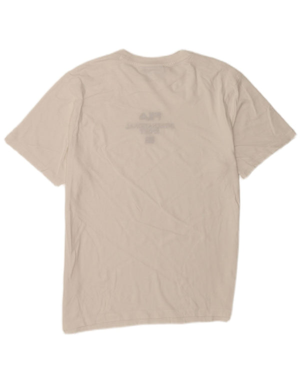 Tricou cu grafic Fila pentru bărbați Top Medium Alb Bumbac