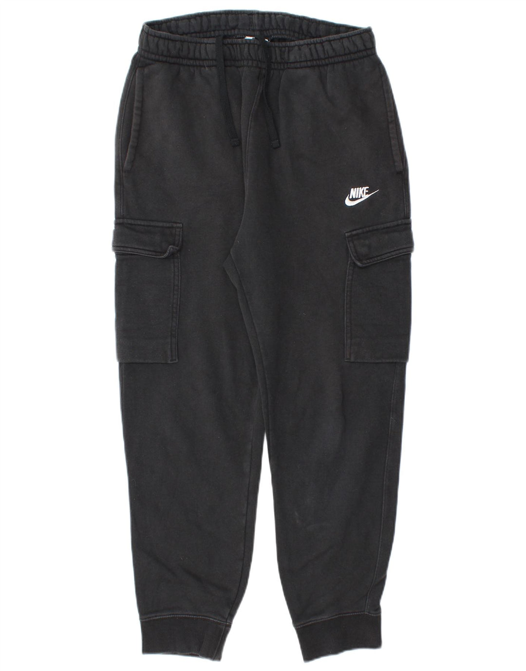 Pantaloni de trening cargo NIKE pentru bărbați Joggeri mici din bumbac negru