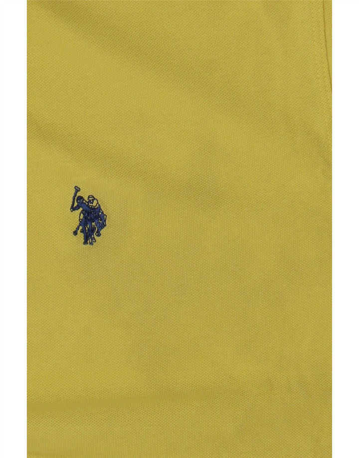 U.S. Polo Assn. Tricou Polo pentru bărbați 2XL Galben