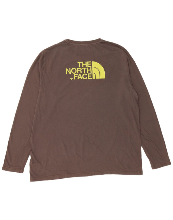 The North Face pentru bărbați Graphic Top mânecă lungă XL bumbac gri
