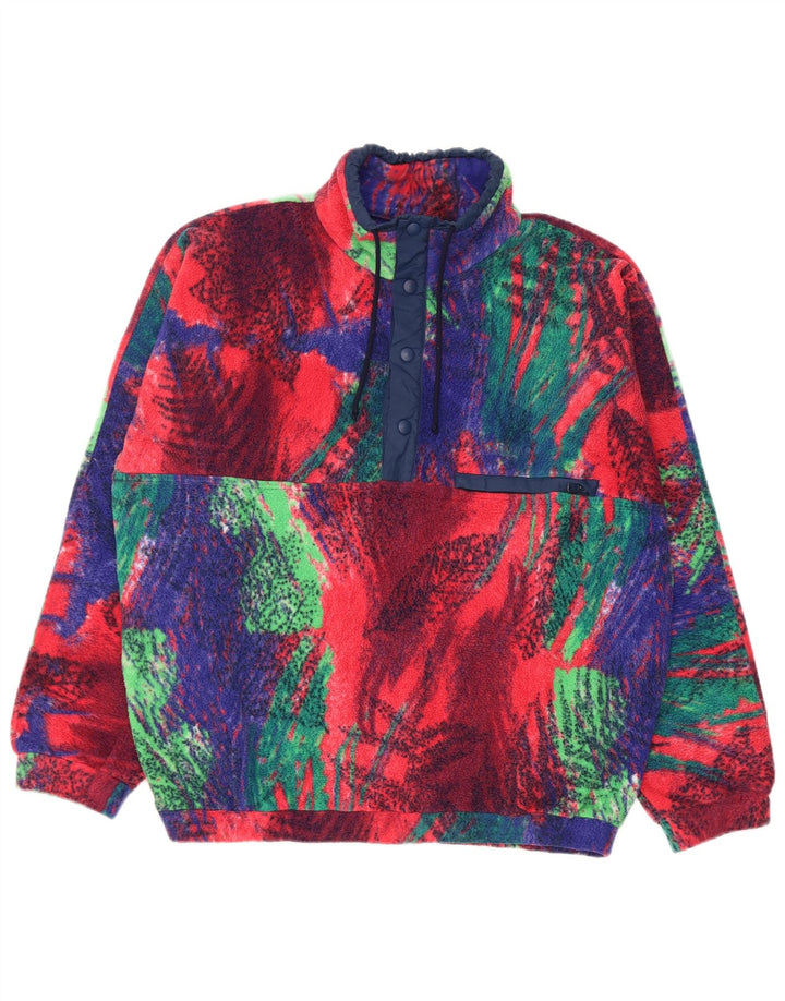 Pulover Colmar pentru bărbați, cu gât cu nasturi, XL, poliester floral multicolor