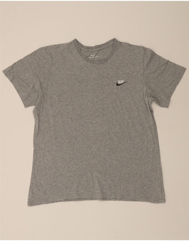 NIKE Mens T-Shirt Top Large Grey Vintage Nike and Second-Hand Nike from Messina Hembry 