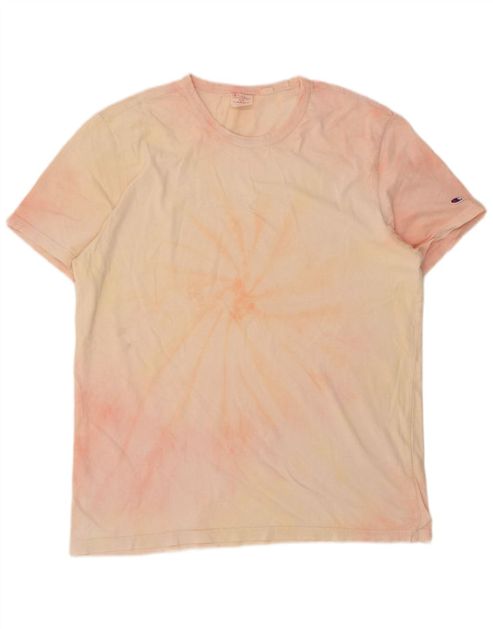 Tricou pentru bărbați Champion Top mare roz Tie Dye