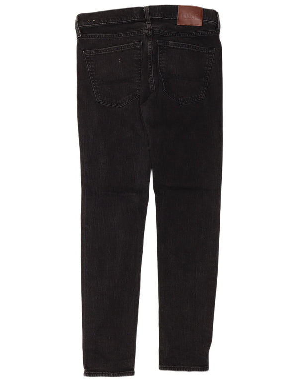 Blugi pentru bărbați Hollister Super Skinny W32 L32, bumbac negru