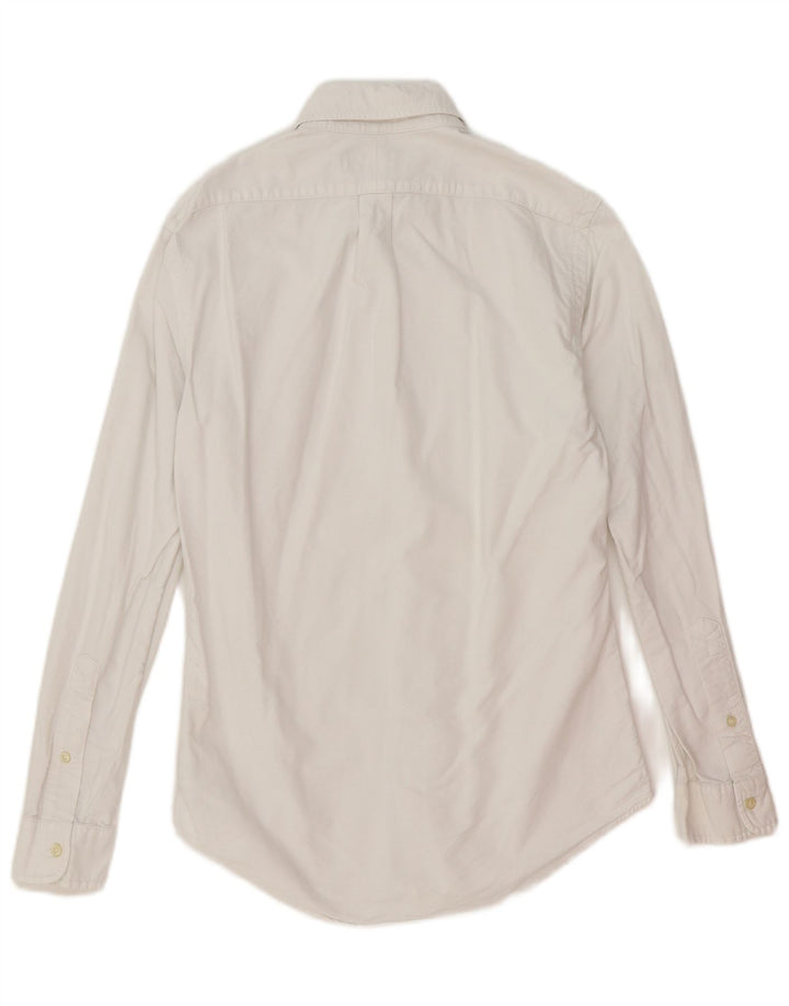Cămașă pentru bărbați Ralph Lauren Slim Fit Bumbac alb mic