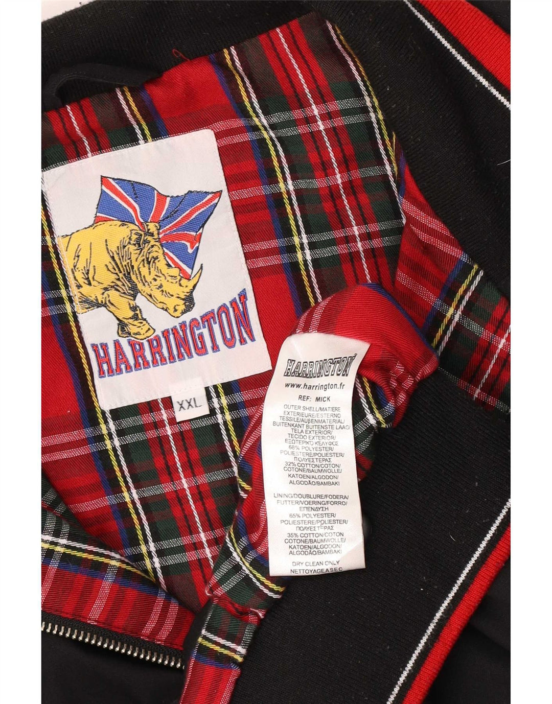 Bomber vintage pentru bărbați UK 44 2XL negru poliester retro