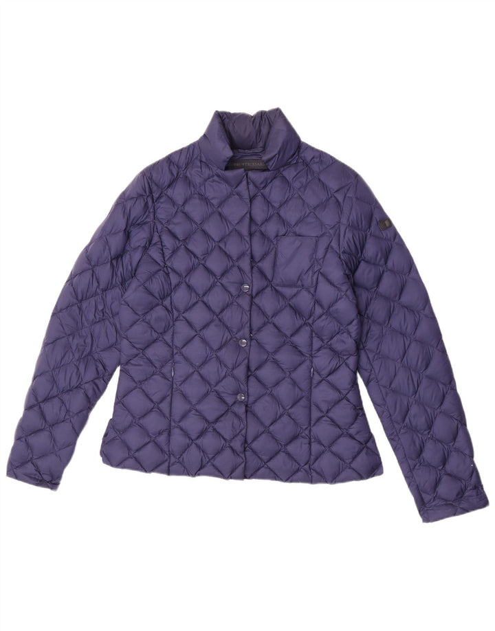 Jachetă căptușită pentru femei Trussardi IT 44 Medium Bleumarin Poliamidă