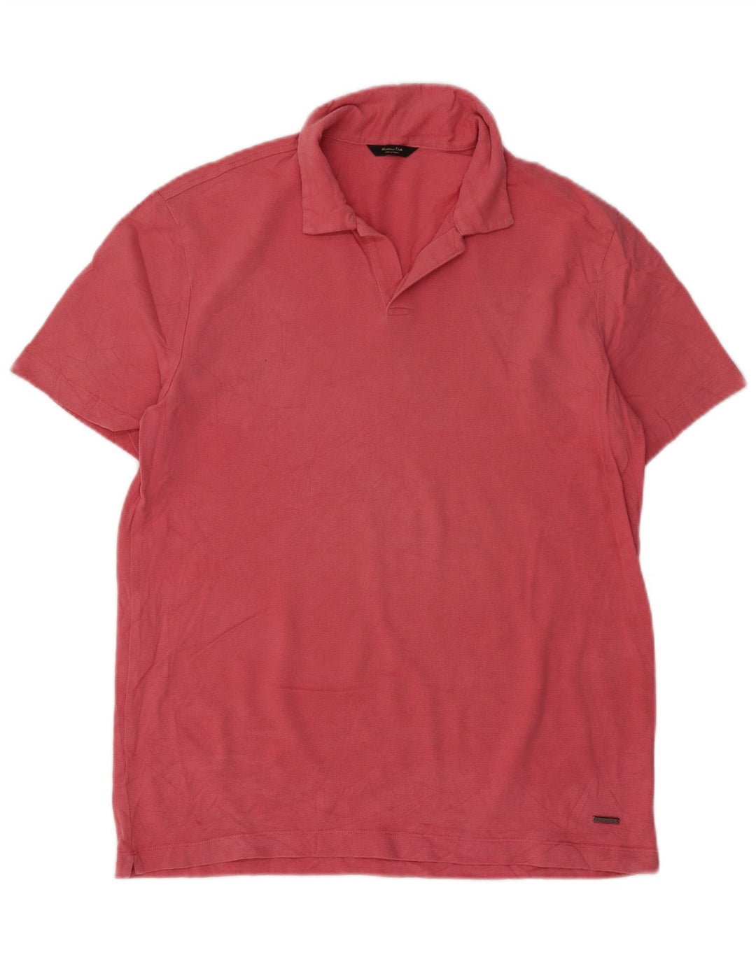 Tricou polo pentru bărbați MASSIMO DUTTI, roz mediu