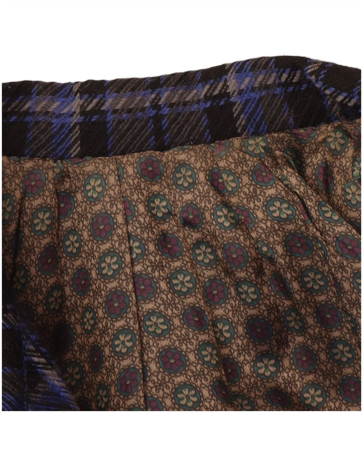 Jachetă pentru femei VINTAGE, supradimensionată, cu 3 nasturi, UK 18 XL Blue Check