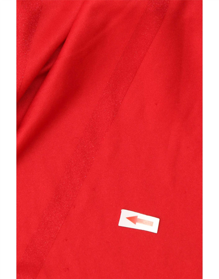Tricou Adidas Climalite pentru bărbați Top 3XL Roșu Poliester Colorblock