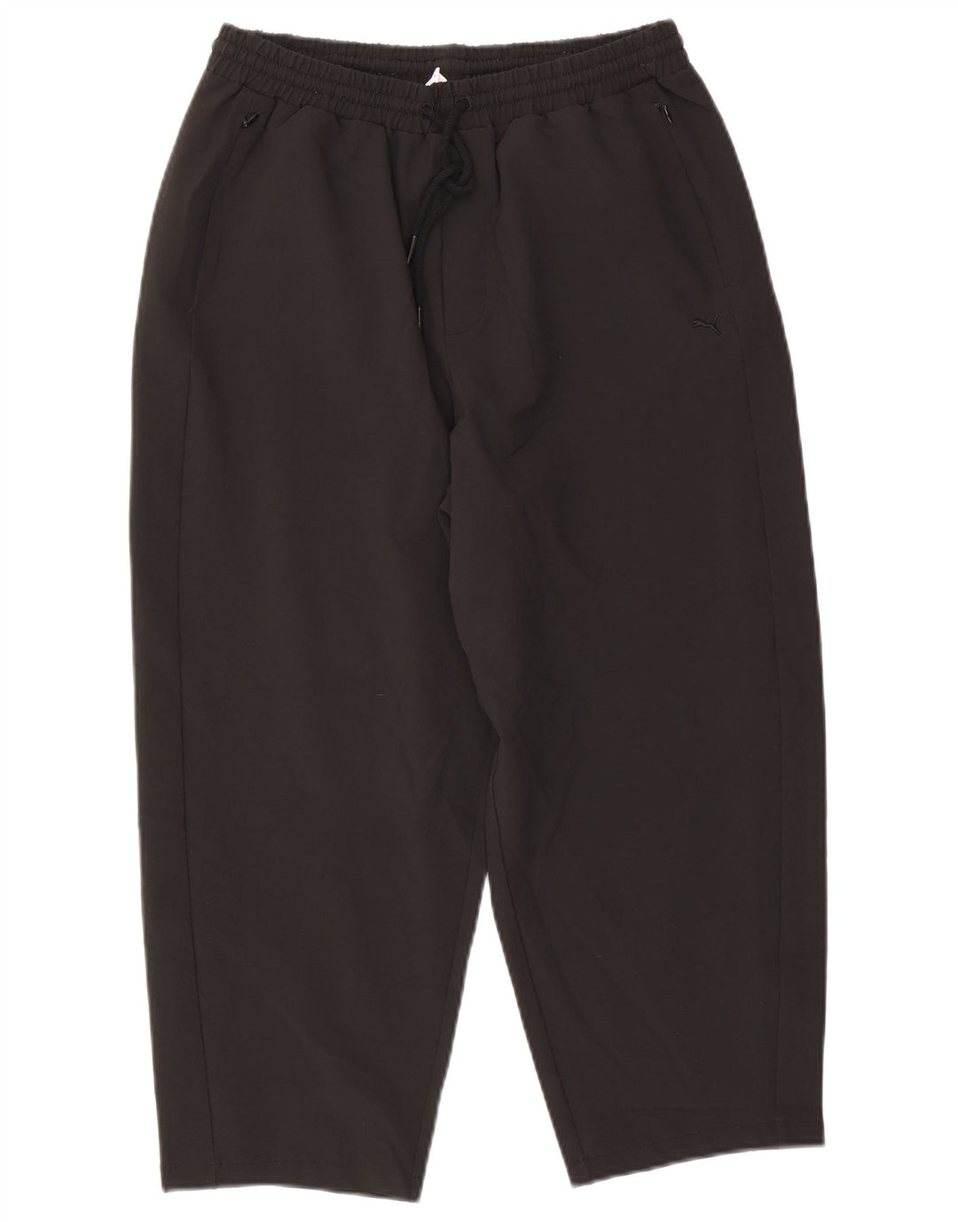 Pantaloni de trening Capri Puma pentru femei UK 10 Poliester negru mic