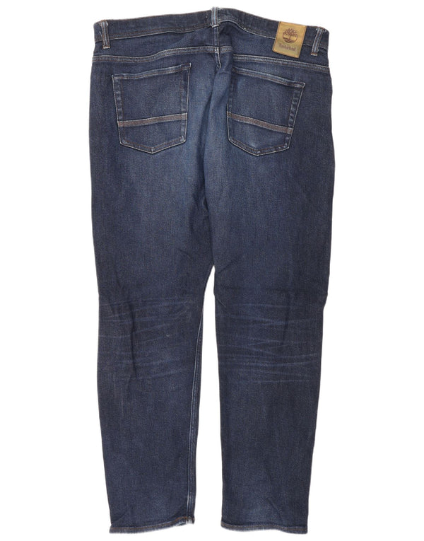 Blugi conici pentru bărbați Timberland W36 L32 bumbac bleumarin