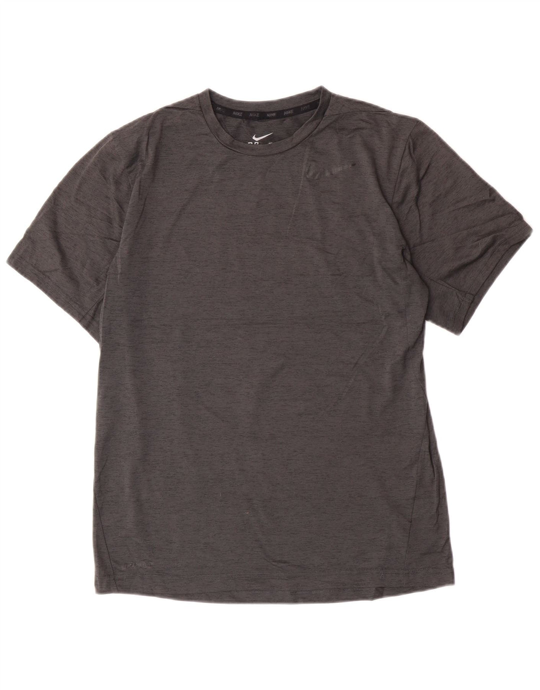 Tricou Nike Dri Fit pentru bărbați Top mic, gri, poliester cu pături