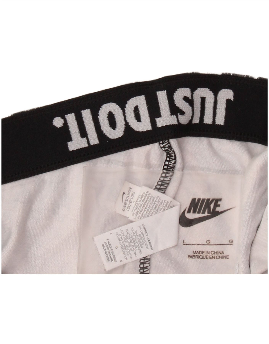 Leggings pentru femei NIKE UK 16, mare, negru, din bumbac camuflat