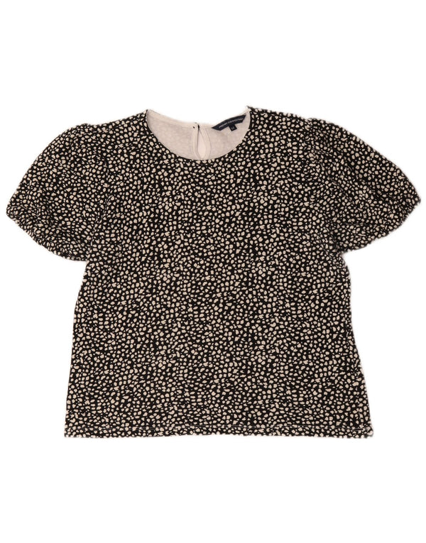 Bluză pentru femei French Connection Top UK 14 Medium Black Spotted Bumbac