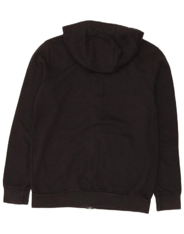 Pulover Adidas pentru băieți, cu fermoar, 13-14 ani, bumbac color bloc negru