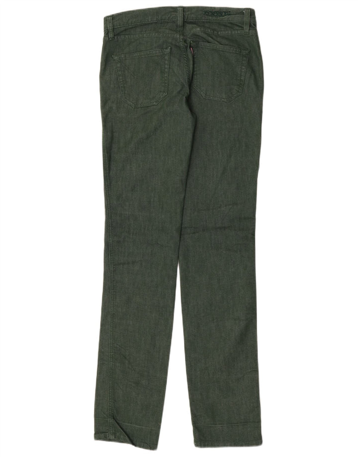 Blugi subțiri pentru femei Jeckerson W28 L34 verde
