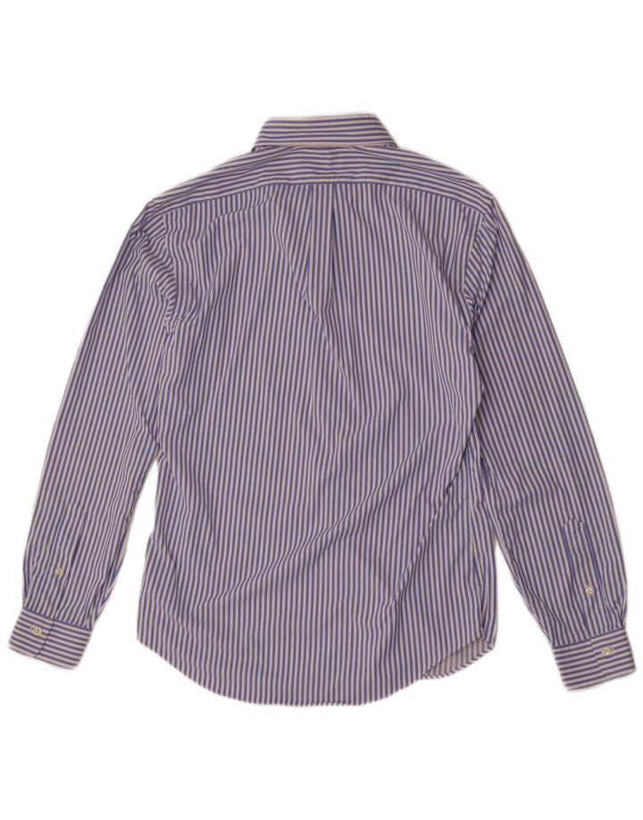 Cămașă pentru bărbați Ralph Lauren Slim Fit Nailon cu dungi albastre medii