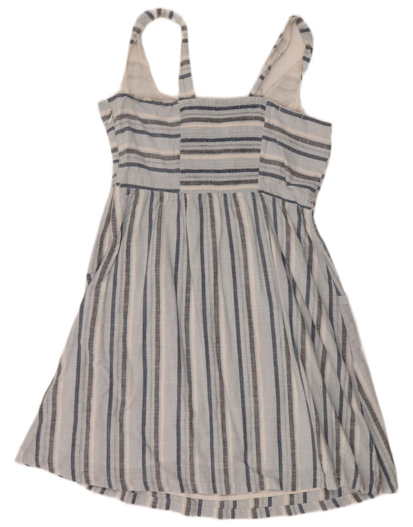 Rochie de soare pentru femei Fat Face UK 14, bumbac cu dungi albastre mari