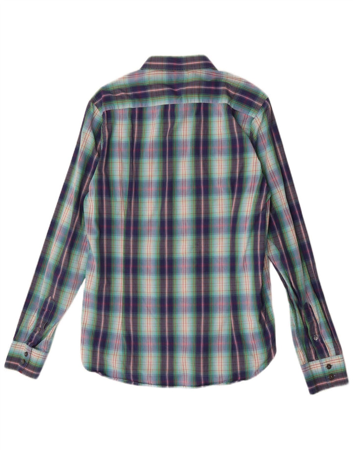 Cămașă pentru bărbați Ted Baker Mărimea 3, bumbac cu carouri, multicoloră, medie
