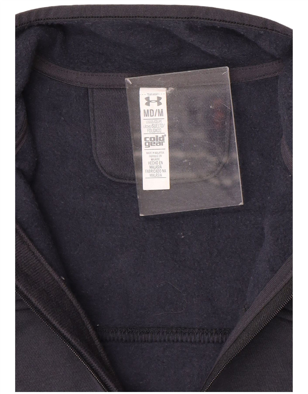 Hanorac pentru bărbați UNDER ARMOUR Cold Gear, cu fermoar și gât, Jumper Mediu Bleumarin