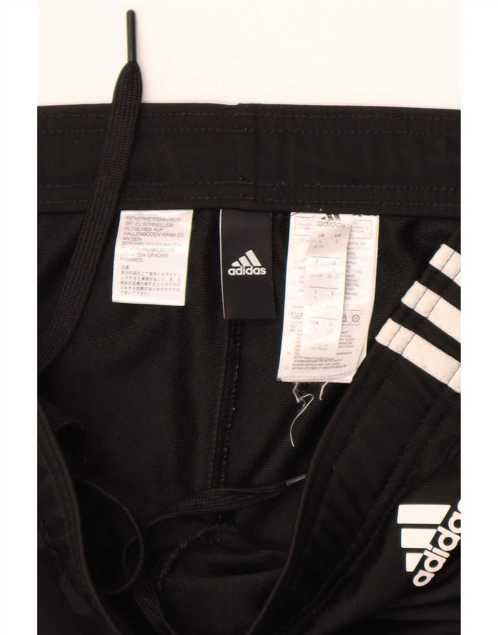 Pantaloni de trening Adidas pentru femei UK 8/10 Poliester negru mic