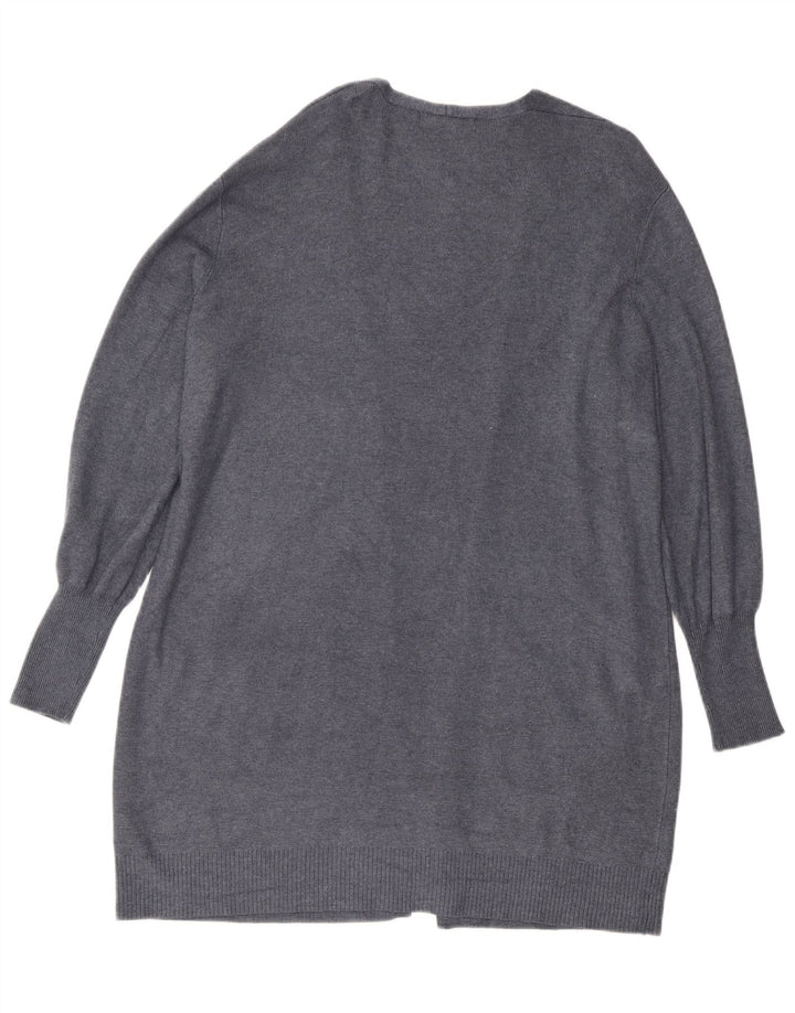 MARKS & SPENCER Pulover cardigan deschis cu paragate pentru femei UK 16 Large Blue