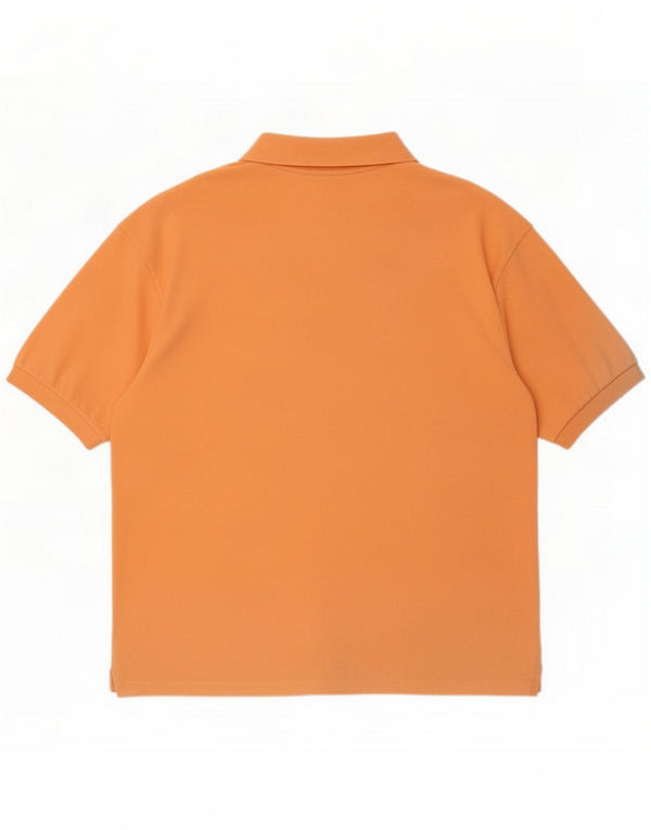 Trussardi Tricou Polo XL Portocaliu Bumbac