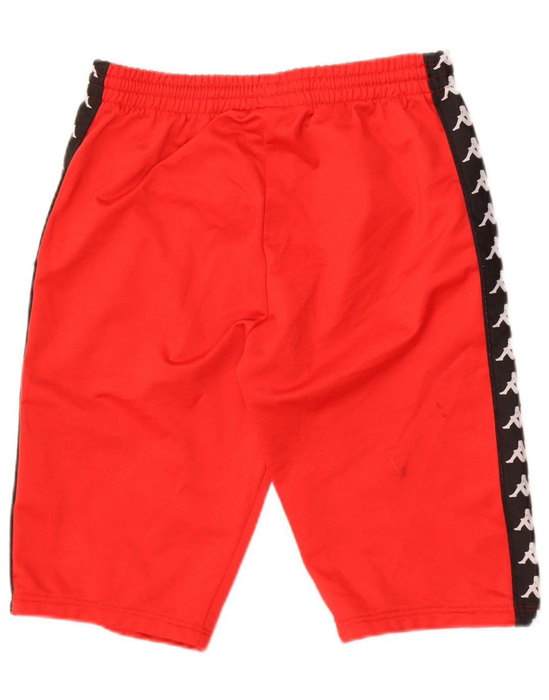 Pantaloni scurți de sport grafic Kappa pentru bărbați, roșu, poliester color bloc